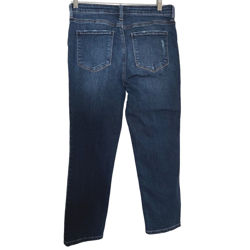 Kut from the Kloth Reese Fab‎ Ab High Rise Ankle Straight Leg Jeans Dark Wash 8 - Picture 2 of 8
